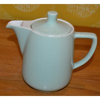 Schöne Vintage Kaffeekanne Von Melitta Blau/Weiß 50Er Jahre Fifties Retro Mid Century Shabby Chic Landhausstil von VintageandGlory