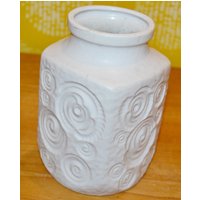 Schöne Vintage Keramik Vase Von Bay Model 282 /16 70Er Jahre Seventies Space Age Wgk Wgp Retro Mid Century von VintageandGlory