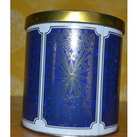 Vintage Blech Tee Dose Blau 70Er Jahre Retro Mid Century von VintageandGlory