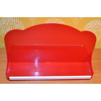 Vintage Gewürz Regal Kunststoff Rot/Weiß 70Er Jahre Retro Mid Century Shabby Chic Landhausstil von VintageandGlory