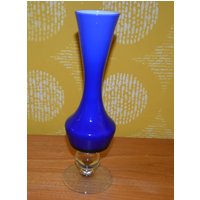 Vintage Glas Vase Blau 70Er Jahre Retro Mid Century Space Age Shabby Chic Landhausstil Vintage Glas Vase Blau 70Er Jahre Retro Mid Century Space Age Shabby Chic Landhausstil von VintageandGlory