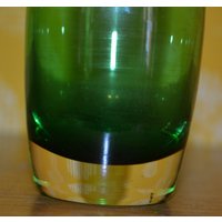 Vintage Glas Vase Grün 70Er Jahre Retro Design Mid Century Space Age Seventies von VintageandGlory