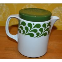 Vintage Kaffee Kanne 70Er Jahre Von Seltmann Weiden Kaffeekanne Coffee Pot Porcelain Wgp Dishes Retro Seventies von VintageandGlory