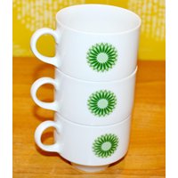 Vintage Keramik Geschirr Tassen 3/ Teilig Winterling Aus Den 70Er Jahren Retro Mid Century Seventies Landhausstil Shabby Chic von VintageandGlory