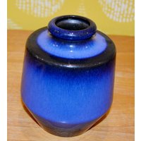 Vintage Keramik Vase Blau Model 133/15 70Er Jahre Wkp Wkk Retro Mid Century Seventies Space Age von VintageandGlory