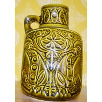 Vintage Keramik Vase Von Bay Grün /Grün Model 97/20 70Er Jahre Retro Design Fat Lava Mid Century Space Age Vintage Keramik Vase Von Bay Grün /Grün Model 97/20 70Er Jahre Retro Design Fat Lava Mid Century Space Age von VintageandGlory