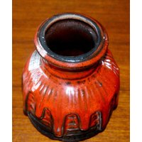 Vintage Keramik Vase Von Carstens 874/10 Rot/Orange/Braun Seventies 70Er Jahre Retro Design Fat Lava Mid Century Space Age Vintage Keramik Vase Von Carstens 874/10 Rot/Orange/Braun Seventies 70Er Jahre Retro Design Fat Lava Mid Century Space Age von VintageandGlory