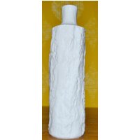 Vintage Keramik Vase Weiß Von Bareuther Op Art Wgk 70Er Jahre Retro Design Mid Century Space Age von VintageandGlory