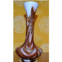 Vintage Opaline Glas Vase Space Age Retro Design 70Er Jahre Mid Century von VintageandGlory