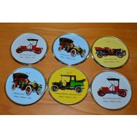 Vintage Untersetzer Bunt Oldtimer Retro Design 60Er Jahre Mid Century Shabby Chic Landhausstil Vintage Untersetzer Bunt Oldtimer Retro Design 60Er Jahre Mid Century Shabby Chic Landhausstil von VintageandGlory