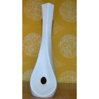 Vintage Vase Weiß Porcelan Von Scrafo Modern Model 2025 Op Art 60Er Jahre Wkp Wkk Retro Mid Century Seventies Space Age von VintageandGlory