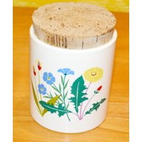 Waechtersbach /Wächtersbach Deckel Dose Weiß/Bunt 70Er Jahre Wgk Retro Mid Century Shabby Chic Landhausstil Waechtersbach /Wächtersbach Deckel Dose Weiß/Bunt 70Er Jahre Wgk Retro Mid Century Shabby Chic Landhausstil von VintageandGlory