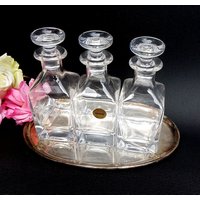 Kristall Cruet Set von VintagedesignM