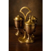 Vintage Silber Menage von VintagedesignM