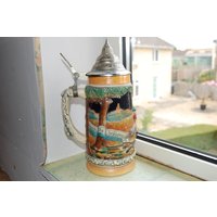 Vintage Bierkrug, Original Barware, Altes Stil Dekor, Unikate 50Er Jahre von VintagedreamsGB