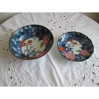 2 Wunderschöne Schalen, Japan Porzellan, Gestempelt, Markenporzellan, Vintage von Vintagegardenbybb