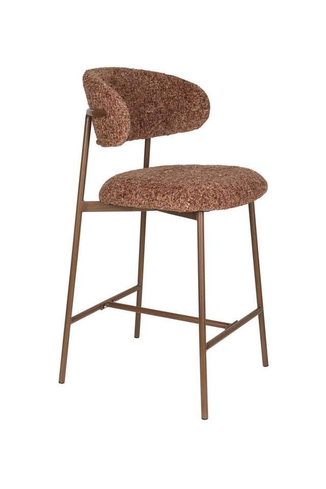 Vintagehaus Barhocker 2er Set Retro Claes Walnussholzoptik von Vintagehaus
