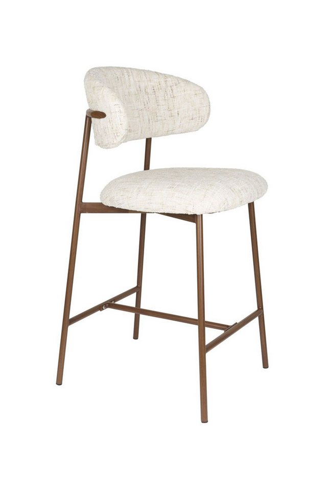 Vintagehaus Barhocker 2er Set Retro Claes Walnussholzoptik von Vintagehaus