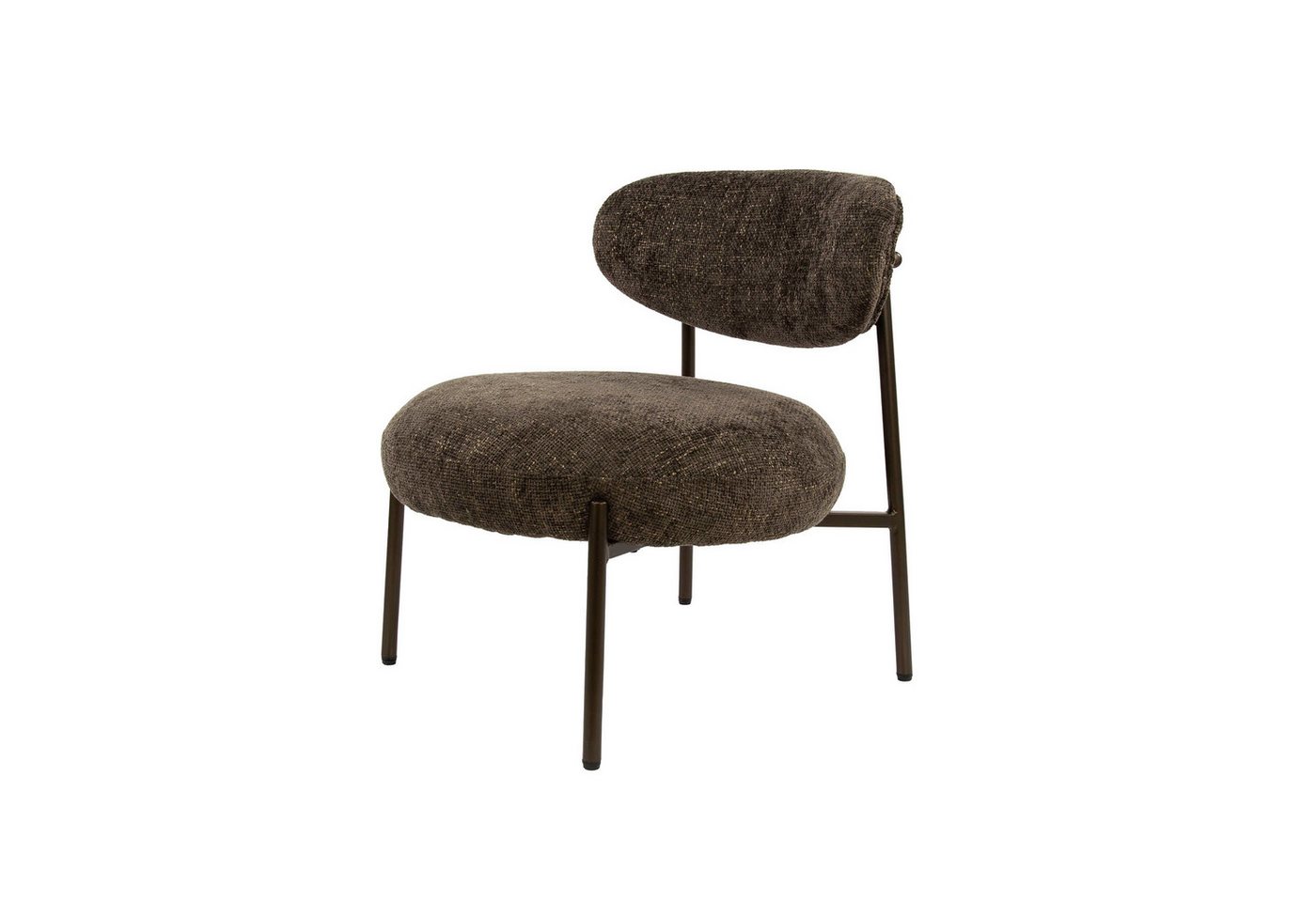 Vintagehaus Cocktailsessel Retro Round in erdigen Farbtönen von Vintagehaus