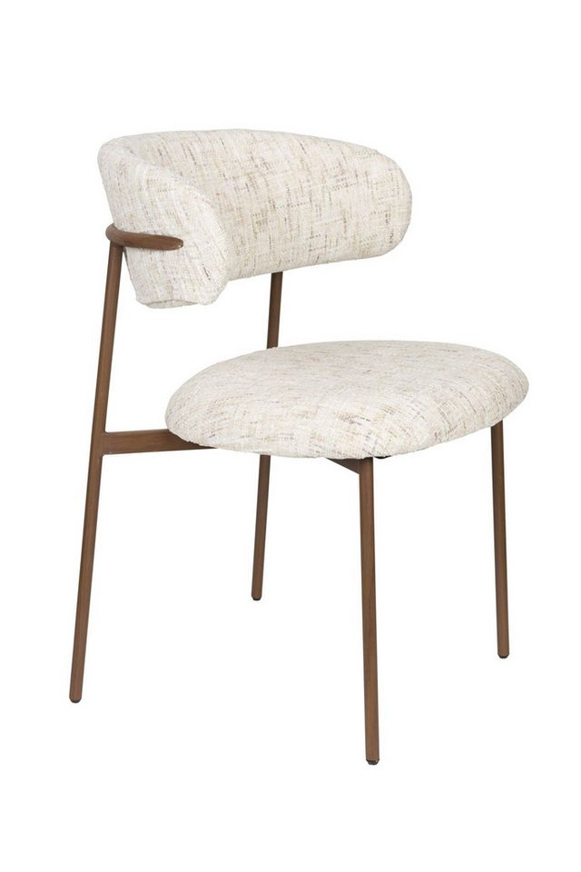Vintagehaus Esszimmerstuhl 2er Set Retro Claes Walnussholzoptik Terra von Vintagehaus
