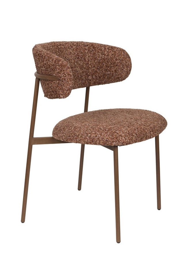 Vintagehaus Esszimmerstuhl 2er Set Retro Claes Walnussholzoptik Terra von Vintagehaus