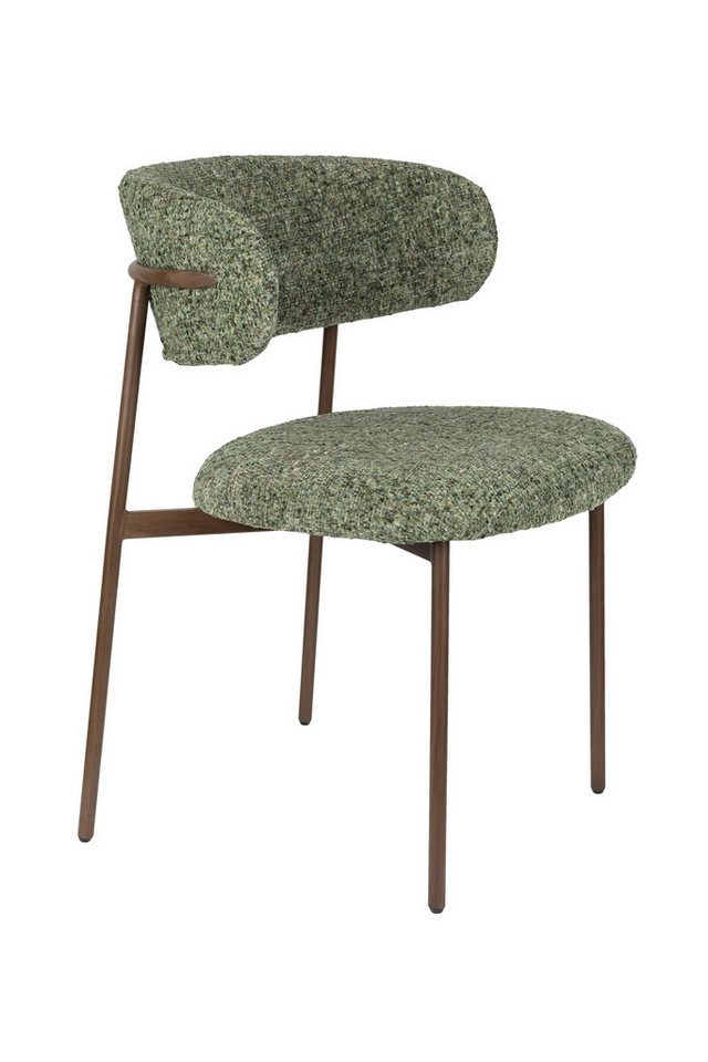 Vintagehaus Esszimmerstuhl 2er Set Retro Claes Walnussholzoptik Terra von Vintagehaus