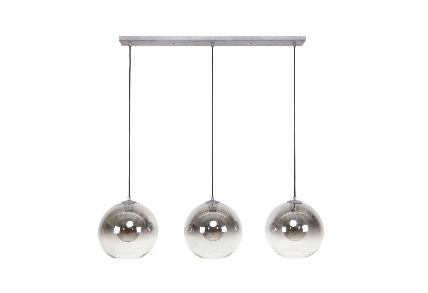 Vintagehaus Pendelleuchte Hängelampe Pendelleuchte Shaded Rauchglas Bubble 3 flammig, ohne Leuchtmittel Vintagehaus Pendelleuchte Hängelampe Pendelleuchte Shaded Rauchglas Bubble 3 flammig, ohne Leuchtmittel von Vintagehaus