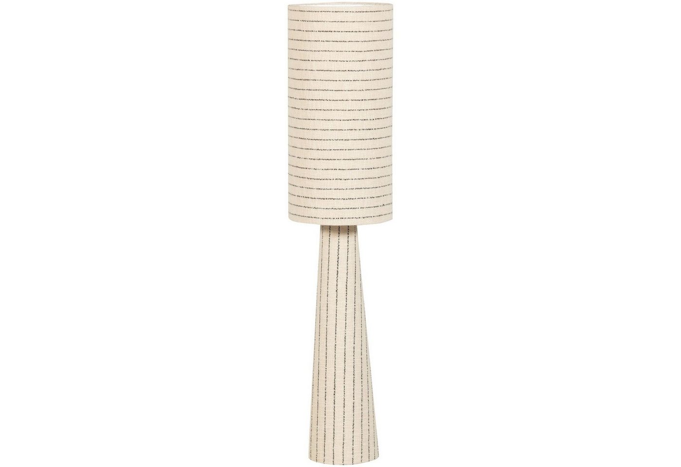 Vintagehaus Stehlampe Retro Loft Bouclé Stripes Natur 130 cm Vintagehaus Stehlampe Retro Loft Bouclé Stripes Natur 130 cm von Vintagehaus