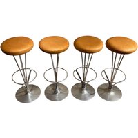 Fritz Hansen Barhocker Modell 7505 Aus Den 1960Er Jahren Nach Entwurf Von Piet Hein von VintageheavenGermany