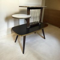 Mid Century String Blumenbank Aus Den 1950Er Jahren Mid Century String Blumenbank Aus Den 1950Er Jahren von VintageheavenGermany