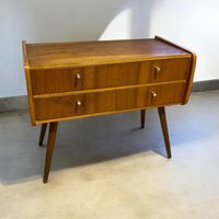 Mit Century Flurschrank/Telefonschrank Aus Den 1950Er Jahren Mit Century Flurschrank/Telefonschrank Aus Den 1950Er Jahren von VintageheavenGermany