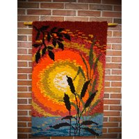 Retro Wandteppich Aus Den 1960Er/ 1970Er Jahren von VintageheavenGermany