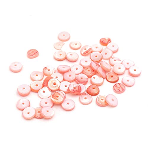Heishi Perlen aus Perlmutt in Rosa 6 mm 5 Gramm ca. 50 Stück | DIY | Schmuckherstellung | Muschel | Naturprodukt | Natürlich | Natur | Bunt | Meer | Ozean Heishi Perlen aus Perlmutt in Rosa 6 mm 5 Gramm ca. 50 Stück | DIY | Schmuckherstellung | Muschel | Naturprodukt | Natürlich | Natur | Bunt | Meer | Ozean von Vintageparts FACHHANDEL FÜR SCHMUCKZUBEHÖR