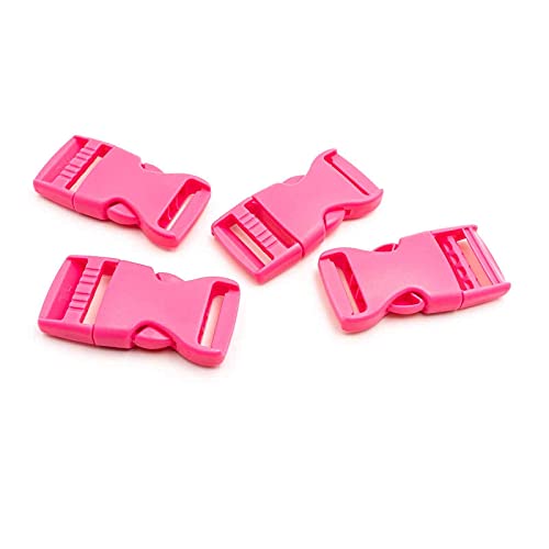 Vintageparts Steckverschlüsse in pink 6x3cm 4 Stück zum Schmuck selber basteln von Vintageparts FACHHANDEL FÜR SCHMUCKZUBEHÖR