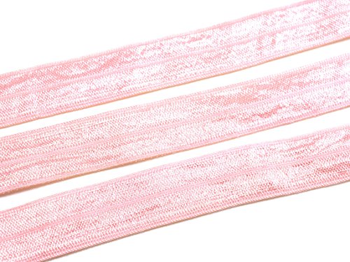 elastisches Gummiband/Faltband in rosa 2 m von Vintageparts, DIY-Schmuck von Vintageparts FACHHANDEL FÜR SCHMUCKZUBEHÖR