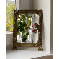 Vintage Jugendstil Spiegel Aus Bronze, Auch Als Bilderrahmen Geeignet von VintagepassionDE