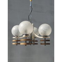 Vintage Sputnik Kronleuchter, Glaskugel Pendelleuchte, Mid Century Modern Beleuchtung Vintage Sputnik Kronleuchter, Glaskugel Pendelleuchte, Mid Century Modern Beleuchtung von VintageretroBySpela