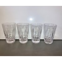4 Waterford Rosslare Bechergläser, Hi Ball Gläser, 12 Oz Scotch Glas, Whiskyglas, Minze von VintagevaluablDesign