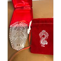 Vintage Waterford 1987 Kristall Weihnachtsverzierung, Sammlerstück Ornamente, 4 Calling Birds in Box Vintage Waterford 1987 Kristall Weihnachtsverzierung, Sammlerstück Ornamente, 4 Calling Birds in Box von VintagevaluablDesign