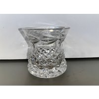 Vintage Waterford Glandore Kleine Vase, Kristall 2 1/2 "Große Blumenvase, Mini Knospe Zigarette, Zahnstocher, Minze von VintagevaluablDesign