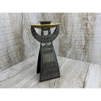 Vintage Kerzenständer Aus Geschmiedetem Eisen von VintagioUA