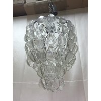 Fratelli Toso Vintage Kronleuchter. Muranoglas Elemente Fratelli Toso Vintage Kronleuchter. Muranoglas Elemente von VintagitalyCT