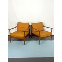 Mid-Century Modern Paar Walter Knoll Sessel Modell 550 Aus Den 50Er Jahren Mid-Century Modern Paar Walter Knoll Sessel Modell 550 Aus Den 50Er Jahren von VintagitalyCT