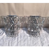 Set Aus Zwei Kristallglas-Wandleuchtern Von Kinkeldey Set Aus Zwei Kristallglas-Wandleuchtern Von Kinkeldey von VintagitalyCT