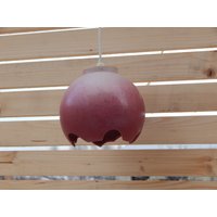 2Er Set Svalbo Keramik Art Pottery Runde Deckenpendellampe Moa Rudebert Sweden Made In von Vintegelane