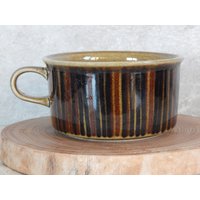 Arabia Of Finland Kosmos Teetasse Handbemaltes Steingut Entworfen Von Gunvor Olin - Grönqvist Keramiktasse 1970Er Jahre von Vintegelane