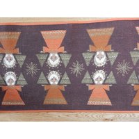 Södahl Tischläufer Made in Denmark 1970 Vintage Leinen Weihnachten Home Decor Rustikale Tischdecke/ Dekor von Vintegelane