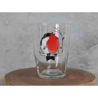 Trinkglas Mit Vogelbild Im Vintage Glassware Glass Tumbler Cartoon Style von Vintegelane