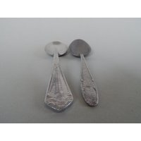 Vintage Aluminium Suppenlöffel 2Er Set Mismatched Home Geschirr Küchen 1960Er Jahre von Vintegelane