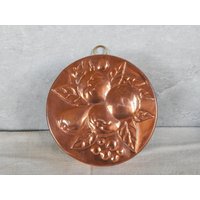 Vintage Kupfer Kochgeschirr/French Country Style Zinn Ausgekleidet Backform Kuchen, Geschirr von Vintegelane